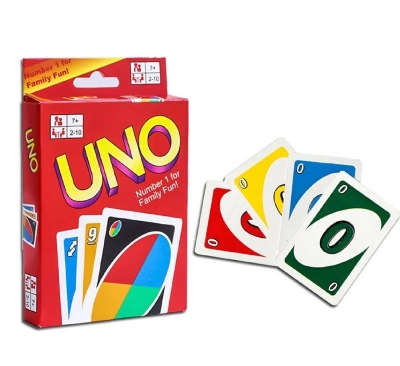 Picture of UNO Card Big Size108 Pcs NWW  UNO card game/Uno Card Game - Multi Color/Uno Number 1 for Family Fun! Card Game Family  and free time spending game