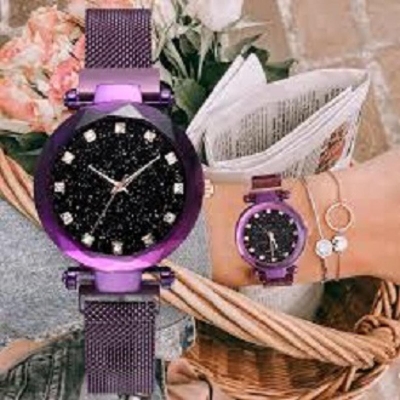 Picture of Women Luxury Starry Sky Roma Ladies Magnet Wristwatch