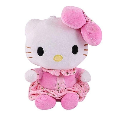 Picture of Woolen Stuffed Toys - White and Pink