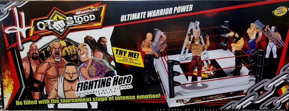 Picture of Www raslimg set toy multicolor Fighting hero ultimate warrior power wflex force 4pc boxing set toy