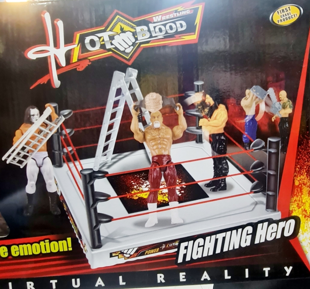 Picture of Www raslimg set toy multicolor Fighting hero ultimate warrior power wflex force 4pc boxing set toy