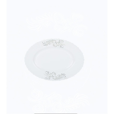 Picture of 14.5" Rice Dish-Opal flora