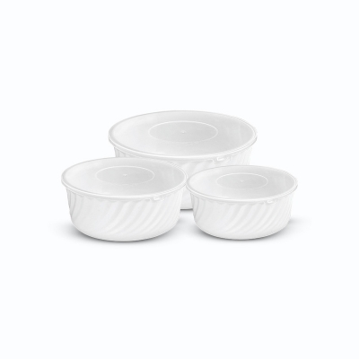 Picture of 3Pcs Curry bowl set-White