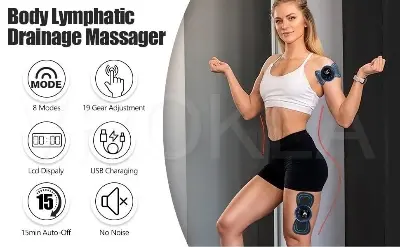 Picture of Mini Pulse Sticker for Muscle Pain | MNK SHOP (Black)