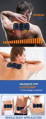 Picture of Massage Sticker for Hip, Leg, and Neck | MNK SHOP (Black)