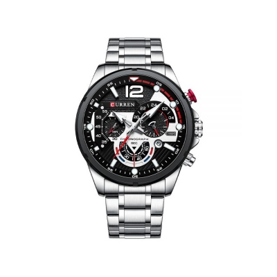 Picture of CURREN 8395 Luxury Brand Watch for Men – Silver & Black