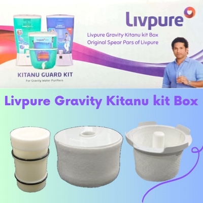 Picture of Livpure  Gravity Spare Parts Kitanu Guard Kit Box for Gravity Water Purifier - Off White
