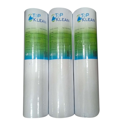 Picture of TOPKLEAN PP Filter 3 pcs Set - Suitable for RO Water Purifier - White