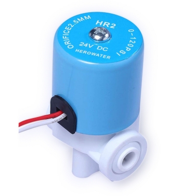 Picture of 24 V Hero Water Solenoid Valve, Compatible with All RO Water Purifiers - Blue