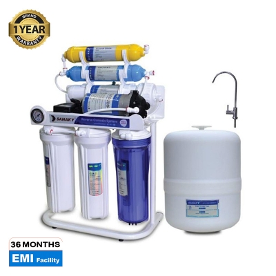 Picture of Water Purifier RO System, Sanaky Stand Water Purifier (Vietnam) Model-S2-Made  Plastic Pressure Tank - White