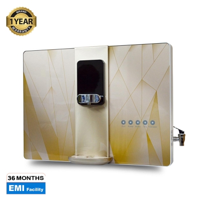 Picture of Water Purifier Heron Pro-7 Capacity: 75 gpd Reverse Osmosis (RO) Technology with 5 Stages Filtration System - Gold