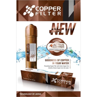 Picture of Anti Bacterial Active Copper Filter Cartridge for any RO Water Purifier.