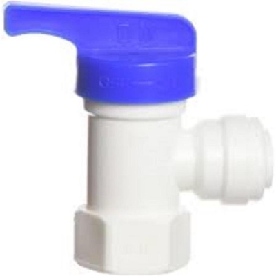 Picture of Tank Ball Valve 1/4" Quick Connect x 1/4" Female NPT Reverse RO Water Purifier