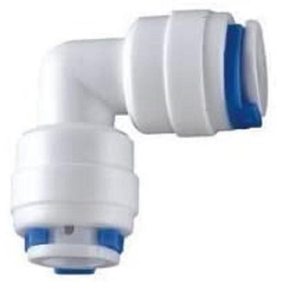 Picture of 1/4" Push Fit Tube 1/4" Tube Push Fit Union Elbow Quick Connector Tube Fittings for RO Water Purifier (Price for 2pcs)