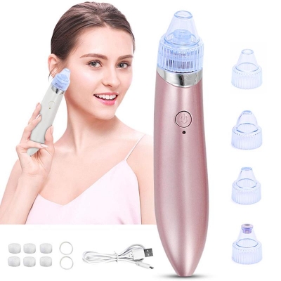 Picture of USB Rechargeable Blackhead Remover Tool Acne Pore Vacuum Cleaner XN 8030 Beautiful Skin Care Expert Blackhead Remover Face Cleanser