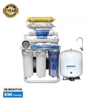 Picture of Ro Water Purifier 7 Stage Heron Premium Mineral and Infrared System (3.2gle Metal Tank) - White
