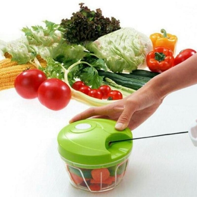 Picture of Fortane Easy Spin Quick Cutter (2 in 1) 750 ml Vegetable Fruit Nut Onion Chopper, Hand Meat Grinder Mixer Food Processor Food Processer, Choppers, Chopper Vegetable CutterVegetable Tools - Multicolor