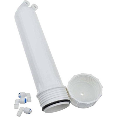 Picture of RO Membrane Housing for Water Filter Purifiers ana (White 3pcs Elbow) - White