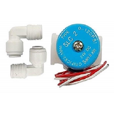 Picture of Solenoid Valve (SV) SLX 24 V Volt RO/UV Water Purifier (Pack of 1) 100% Copper Binding Heavy Duty with 2 Connector Free. - White