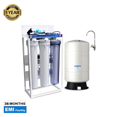 Picture of 200GPD Heron RO Water Purifier Reserve Capacity: 11GL Pressure Tank (40 Liter) - White