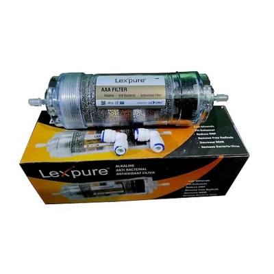 Picture of Water Purifier LEXPURE A.A.A (Alkaline, Antioxidant, Antibacterial) Filter With 2 Push Elbow. - White