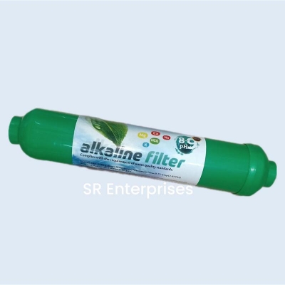 Picture of RO Water Purifier ALKALINE - Filter Cartilage and With 2Pcs Elbow - Green