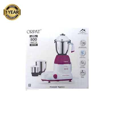 Picture of ORPAT Mixer Grinders Kitchen Gold 800W 3SS Jars - White