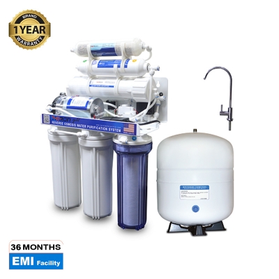 Picture of Water Purifier (RO) + Mineral Purification System Heron Gold GRO-075, 6 Stage 3.2GL Metal Tank. - White