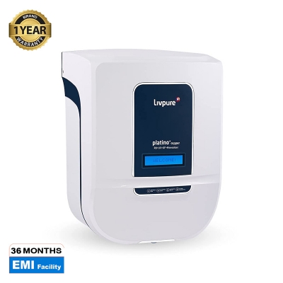 Picture of Livpure Platino Plus RO UV UF Mineraliser Water Purifier - White