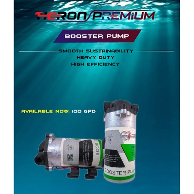 Picture of Heron Premium Booster Pump 100 GPD - Silver