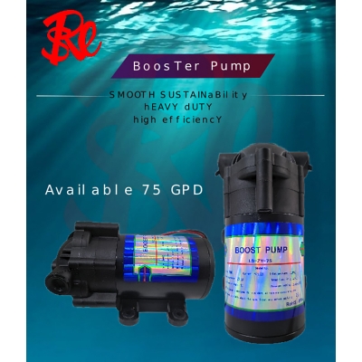 Picture of LS Boosted Water Purifier Pump 75 GPD - Black