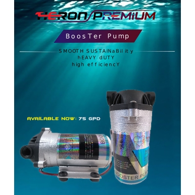 Picture of Water Purifier Heron Premium Booster Pump 75 GPD - Silver