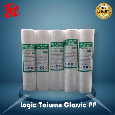 Picture of Water Purification Logic Taiwan Classic 10 Inch 1 Micron Dot PP Filter 5 Pieces (100.g) - White