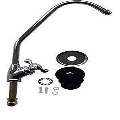 Picture of Faucet Tap for Reverse Osmosis RO Drinking Water 1/4" 6Mm Tubing - Silver