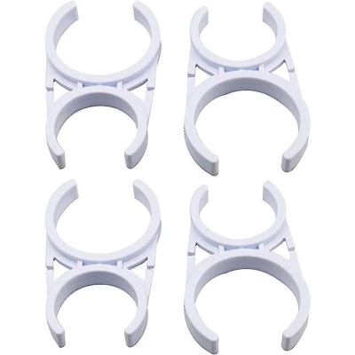 Picture of Water Purifier Simple Clip Clamp 2.5"X2" For Reverse Osmosis Ro Membrane Housing Post Carbon Filter( Pcs Of 4 ) - White