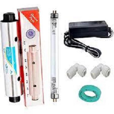 Picture of UV shell + 8″ UV Tube Phillips+ UV Choke + Connectors - Silver