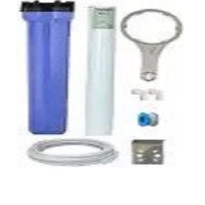 Picture of Water Purifier 20" Housing Full set with 1 Pices PP Filter Cartridge, Housing Clam, 3/8" Housing Elbow - Blue