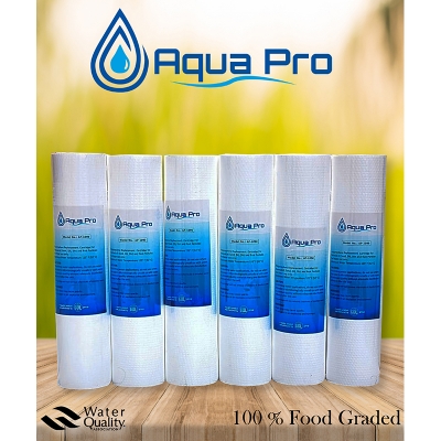 Picture of Water Purifier Aqua Pro Premium Quality PP Filter Cartridge Package of 6 Pieces. - White