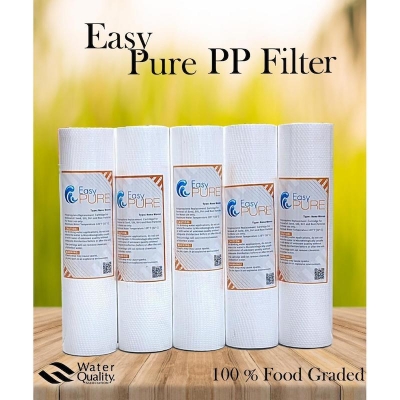 Picture of Water Purifier Easy Pure Premium Quality PP Filter Cartridge 125g, Package of 5 Pieces. - White