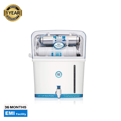 Picture of KENT Ultra Storage UV Water Purifier  | UV+UF Water Purification | Wall Mountable | 8L Storag (Not Suitable for Borewell or tanker water) - White