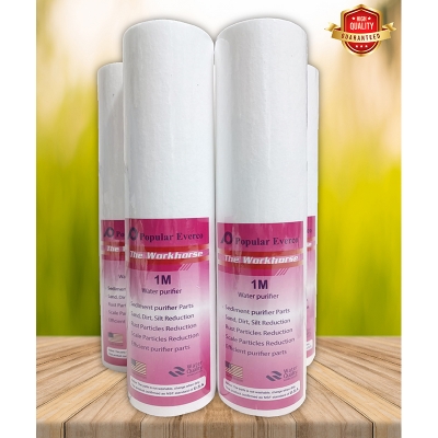 Picture of Water Purifier Populer Sediment Filter Cartridg Package of 5 Pieces. - White