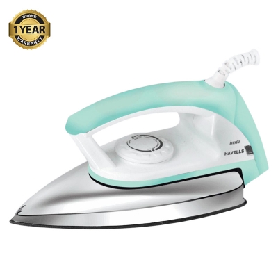 Picture of Havells INSTA DRY IRON 750 W, American Heritage Coating (Aqua) - Aqua