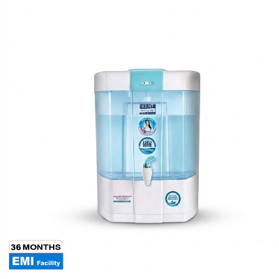 Picture of KENT Pearl RO Water Purifier | RO+UV+UF+TDS Control | Wall Mountable| Zero Water Wastage | Transparent Detachable Tank | Patented Mineral RO Technology | 8L Storage | 20 L/hr Output | White - Blue