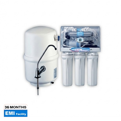 Picture of KENT Excell Plus RO Water Purifier | RO+UV+UF+TDS Controller | Under the Counter | Patented Mineral RO Technology| 7L Storage | 15 L/hr Output | White - White