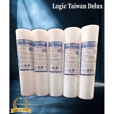 Picture of Water Purification Logic Taiwan Delux 10 Inch 1 Micron Dot PP Filter 5 Pieces (120.g) - White