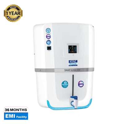 Picture of Kent Smart Alkalizer Water Purifier, 9 L, RO + UV - White