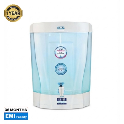 Picture of KENT  Pristine UV + UF with Save Water Technology 8 L | 20 L/hr Water Purification | Makes Water 100% Pure | Mineral RO Technology - White