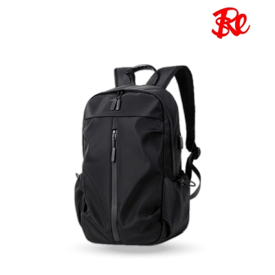 Picture of JackKevin Polyester Backpack With USB Charging Port For Men - Black - Black
