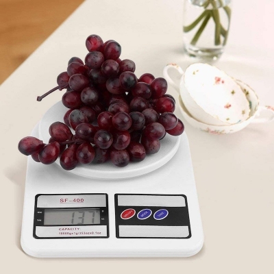 Picture of Digital Kitchen Scale (White) Original SF400 10kg x 1g Weighing Scale - White