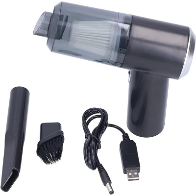 Picture of Wireless Vacuum Cleaner 9000Pa Mini Portable Handheld Vacuum Cleaner High Power Super Suction Car Home Dual Purpose Rechargeable - Black